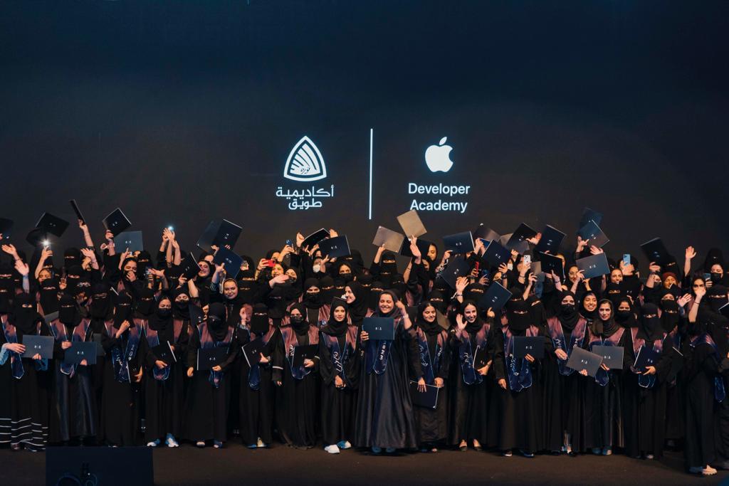 Apple Developer Academy at Princess Nourah bint Abdulrahman University celebrates the graduation of 190 female students