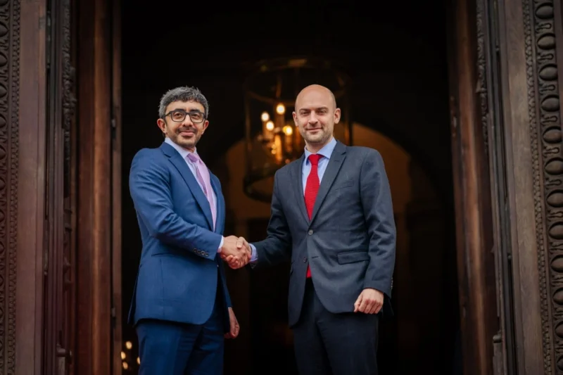 UAE, French FMs pledge to boost relations